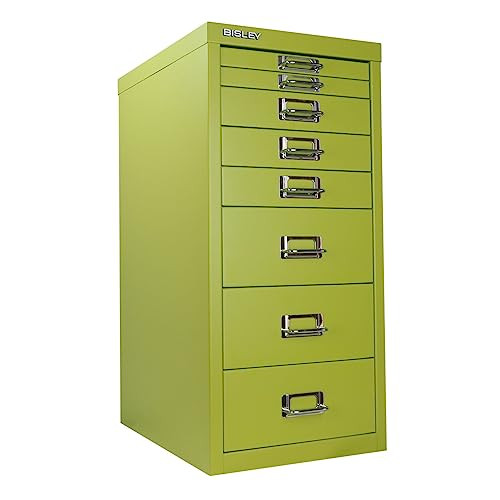 8-Drawer Steel MultiDrawer Cabinet - Green, by Bisley | Amazon (US)