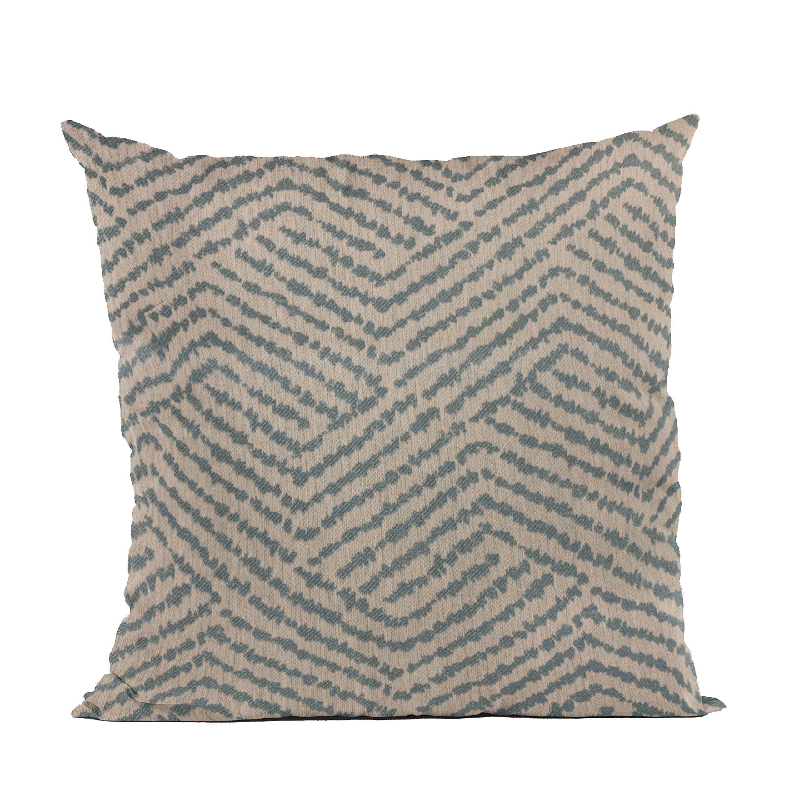 Plutus Brands Blue Plutus Maze Chevron Luxury Throw Pillow 12 in x 20in, Double Sided 12" x 20" | Amazon (US)
