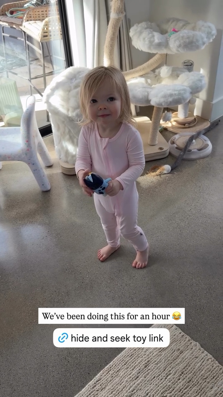 Ellie’s favorite game right now is hide and seek with this bluey toy 😂❤️

#LTKmomlife #LTKHome #LTKKids
