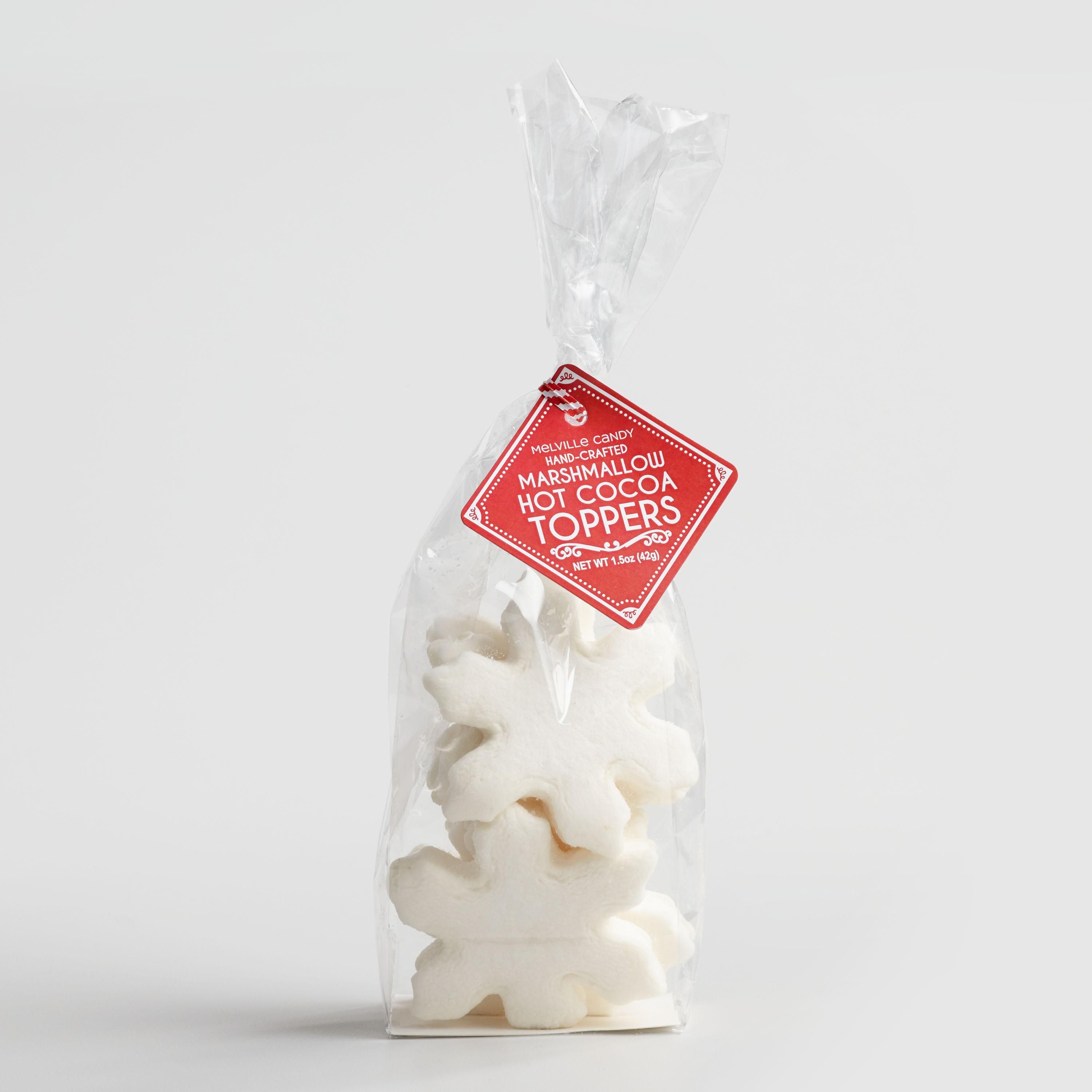 Melville Snowflake Marshmallow Mug Topper 6 Pack | World Market