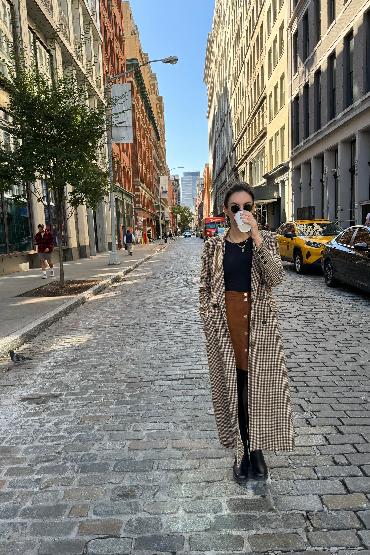 NYC 2023 fall cozy travel look with a cute long coat and tall black leather boots

#LTKstyletip #LTKtravel #LTKshoecrush