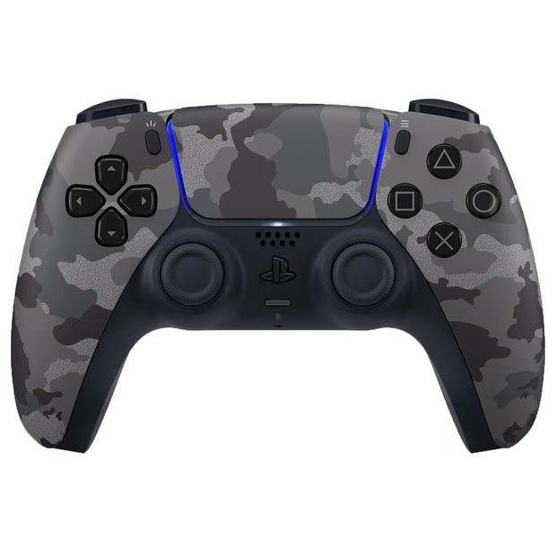 Sony DualSense PS5 Wireless Controller - Grey Camo | argos.co.uk