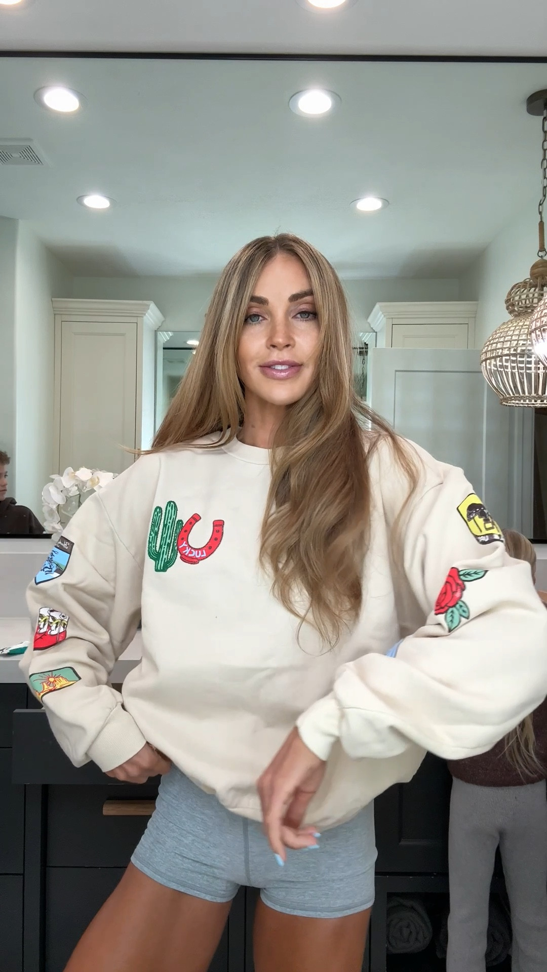 Cutest patch sweatshirt 