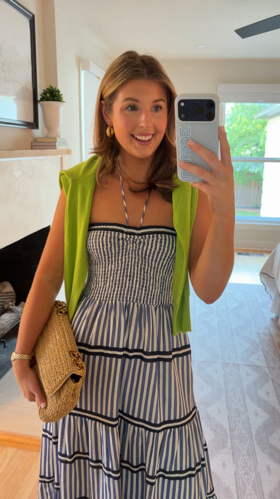 Summer date night outfit! Wearing a S. Code LOUISE20 valid through 6/28!