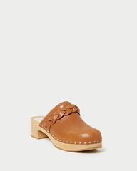 Polina Cognac Low Braided Clog | Loeffler Randall