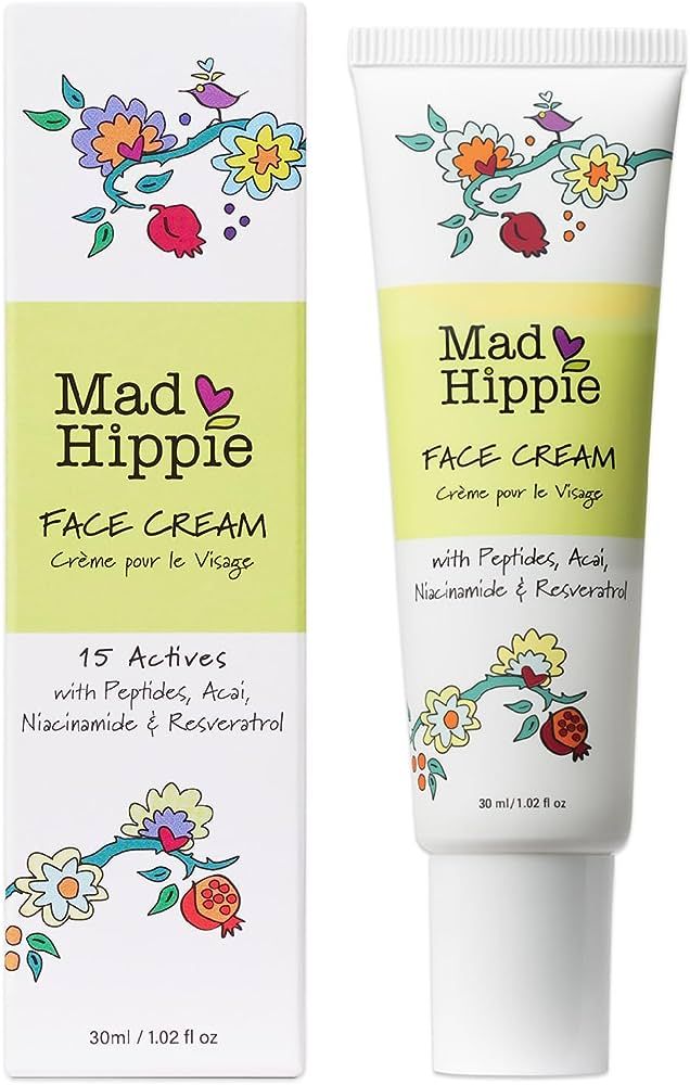 Mad Hippie Face Cream - Age-Defying Wrinkle Cream for Face, Hydrating Face Moisturizer for Women/... | Amazon (US)