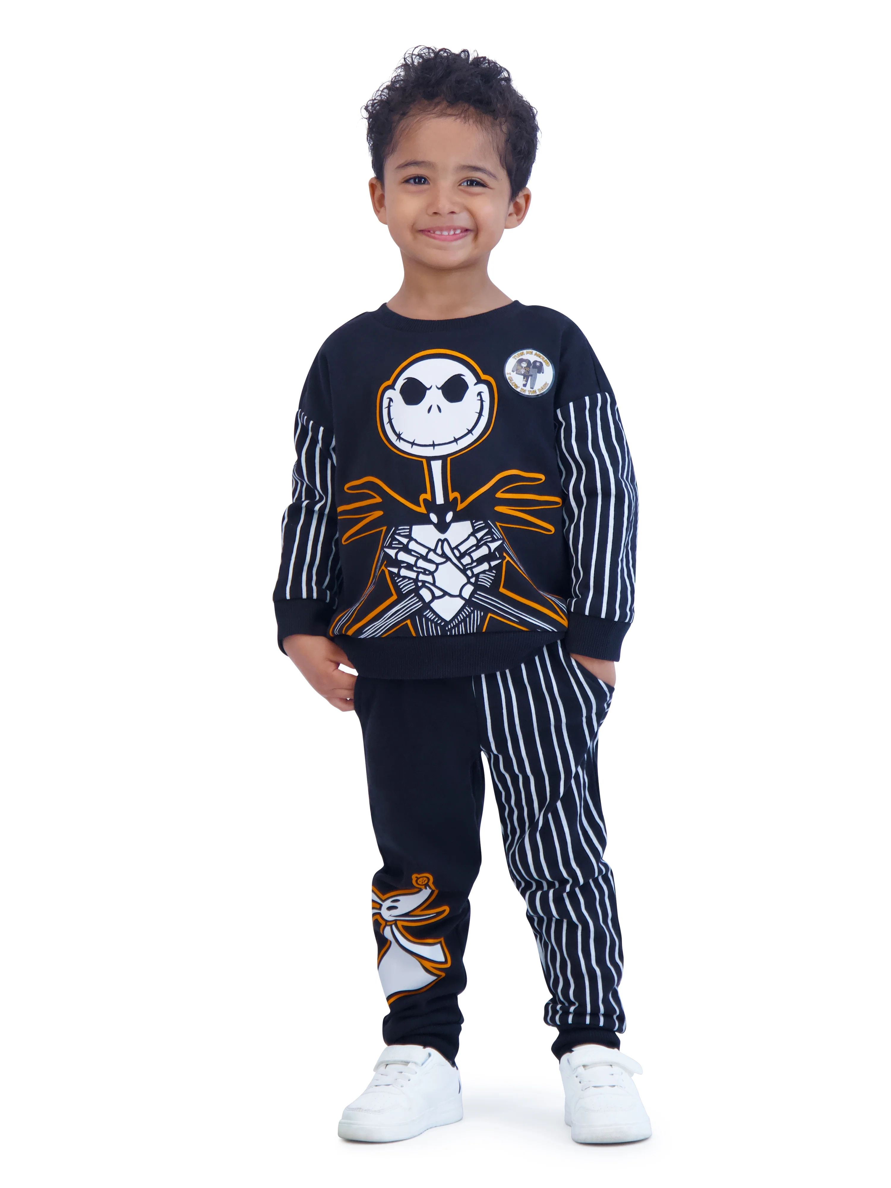 Toddler Boy Night Before Christmas Jogger Pant Set, Sizes 12M-5T - Walmart.com | Walmart (US)