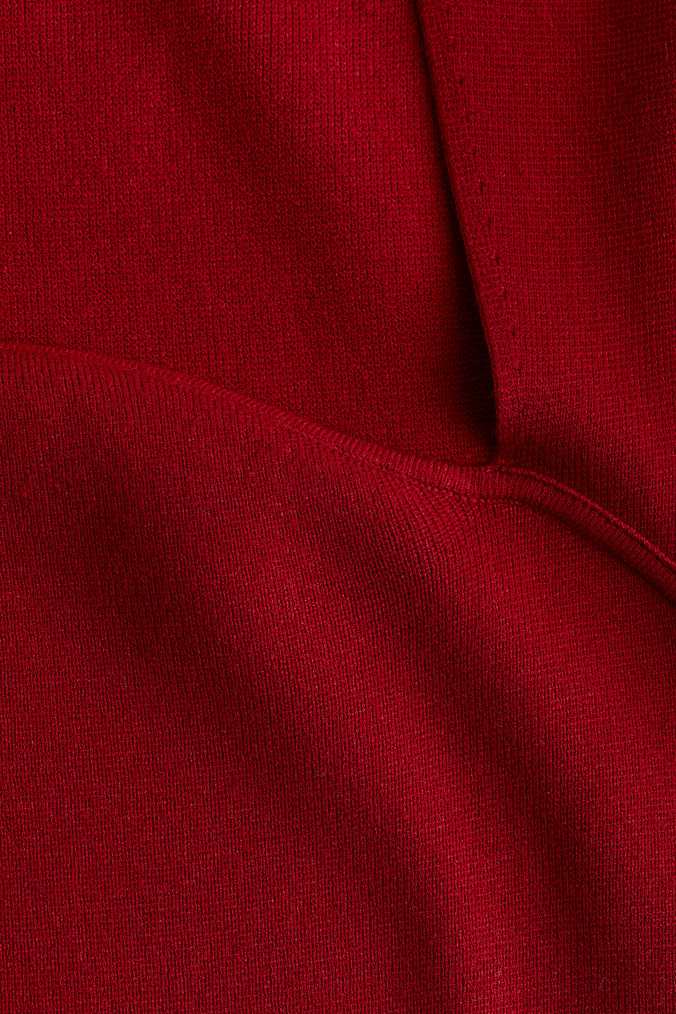 Knit Mini Dress - Dark red - Ladies | H&M US | H&M (US + CA)