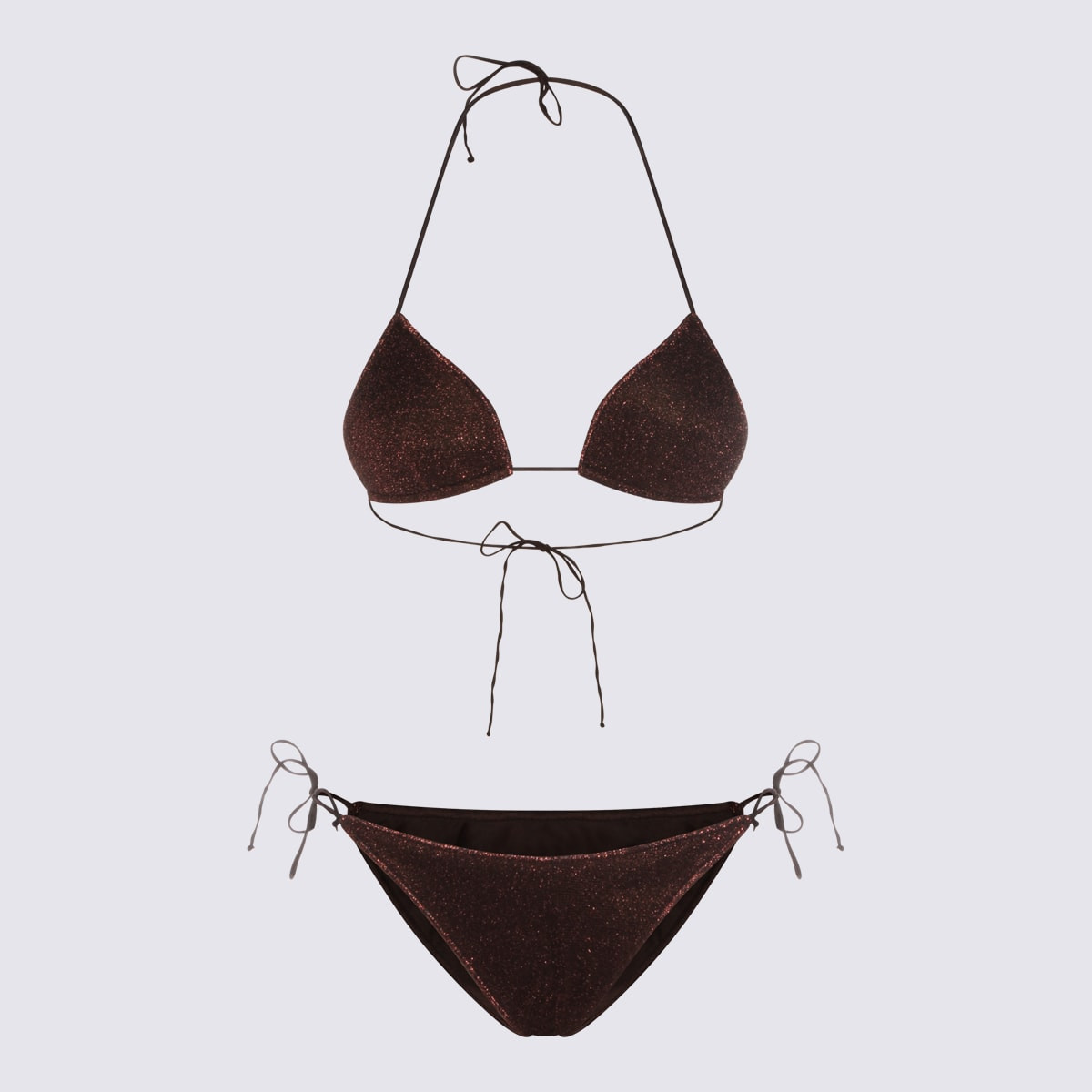 Oseree Chocolate Lumiere 80s Bikini Beachwear | Italist.com US