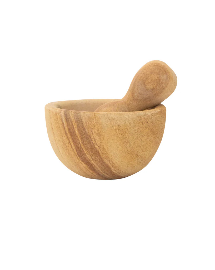 Sandstone Mortar & Pestle | McGee & Co.