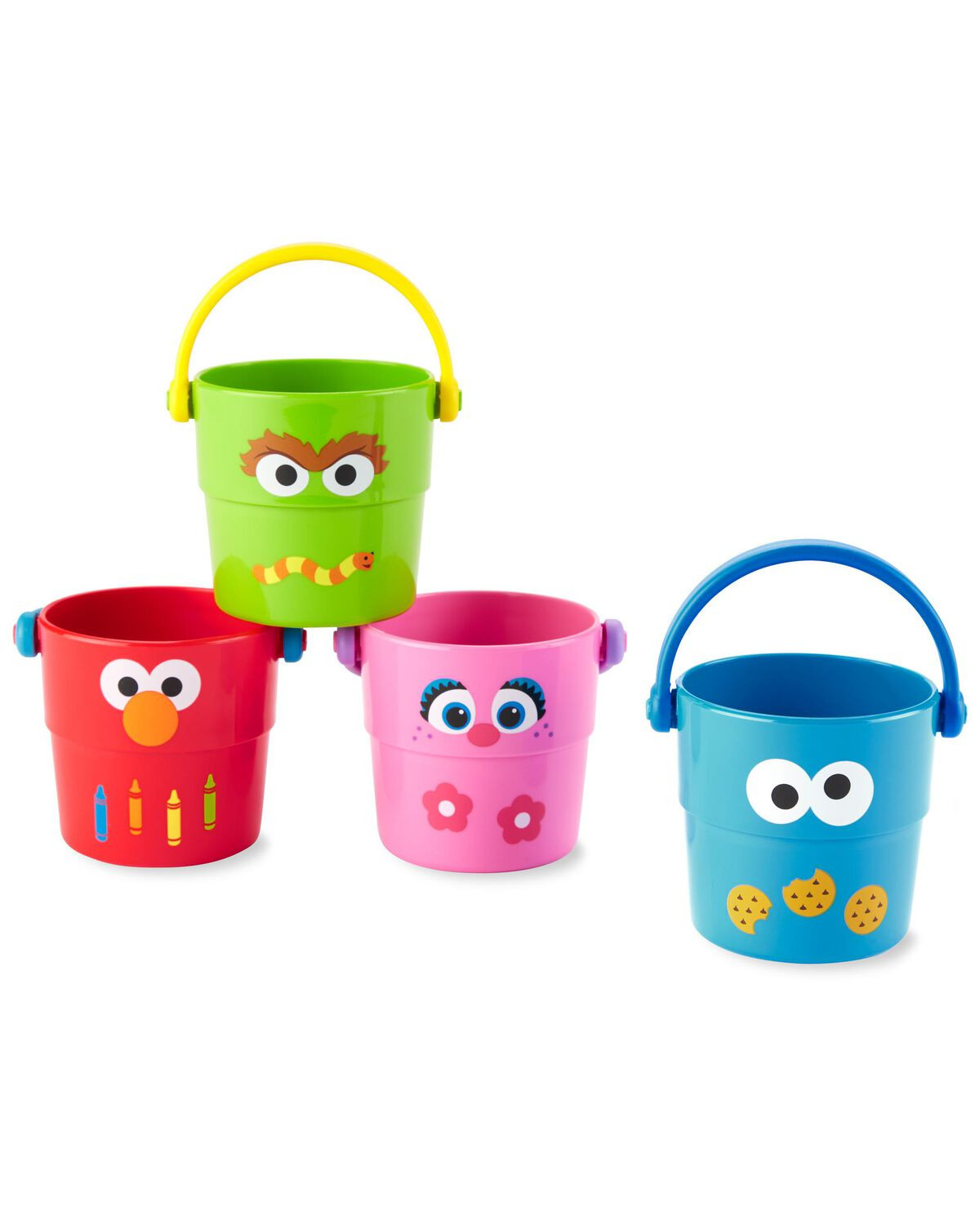 Sesame Street Stack & Pour Bath Buckets | Carter's Inc