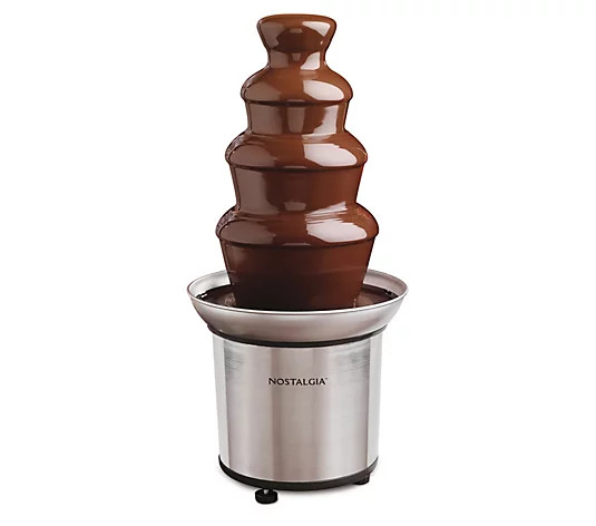 Nostalgia Electrics 3-Tier Chocolate FondueFountain | QVC
