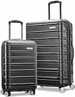 Samsonite Omni 2 Hardside Expandable Luggage, Lagoon Blue, 2-Piece Set (20/24) | Amazon (US)