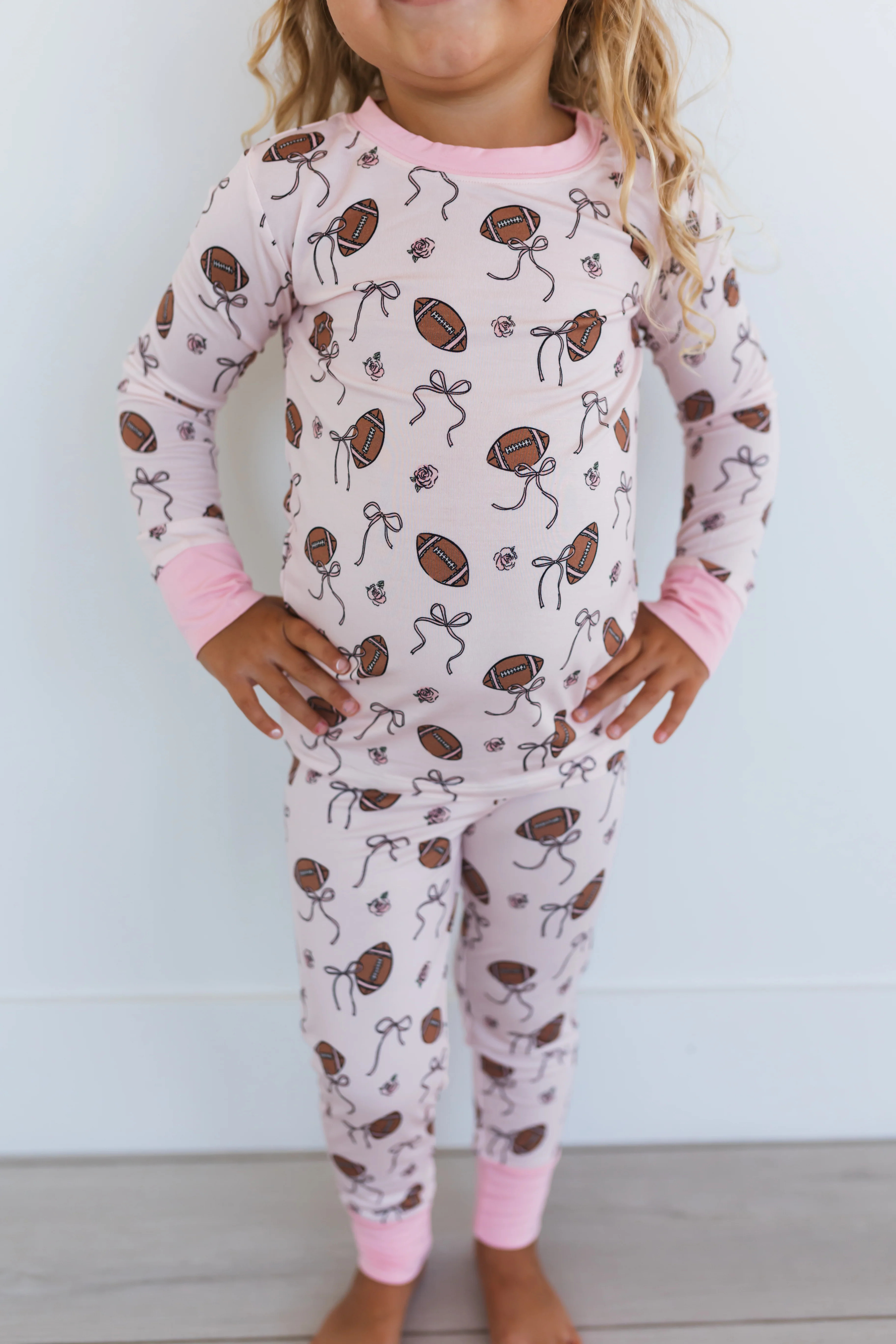 Blush Football Two Piece Set | In My Jammers