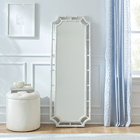 AERIN Bamboo Floor Mirror | Pottery Barn Teen