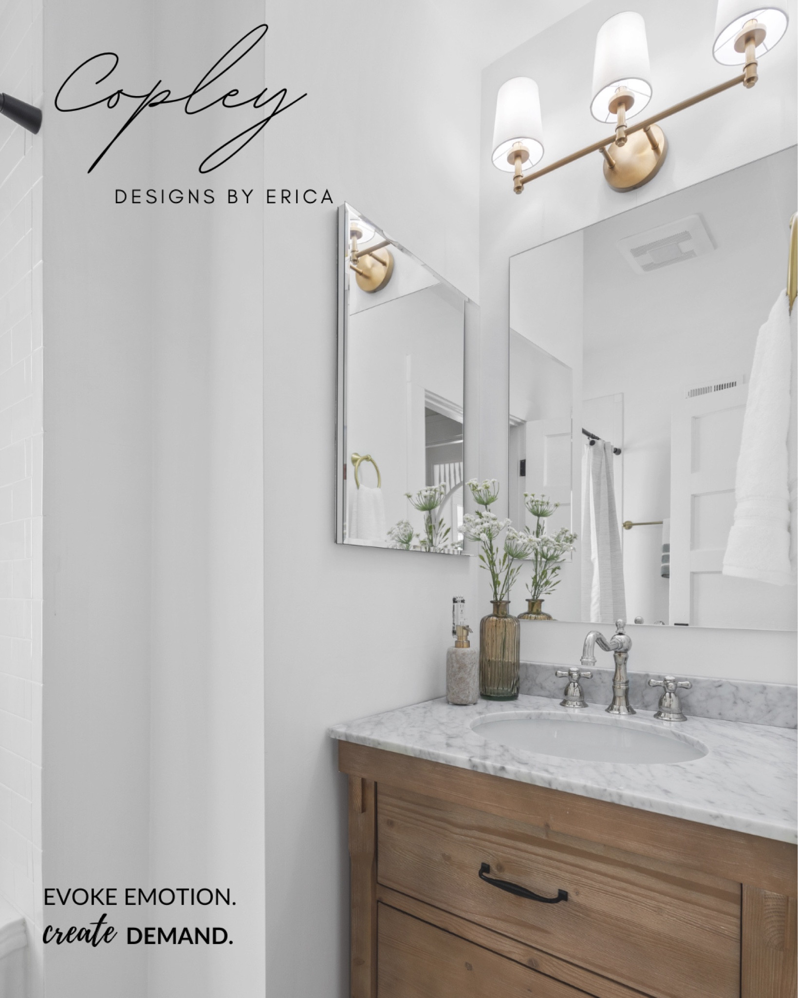 🚿 Let’s talk bathroom renos—and how to play the High-Low Game like a pro! 💰✨

You love that 4K 36” vanity? Great. But, if you have kids (or anyone who’s not gentle with things), let’s be real: it’s going to get beat up. 😅

Here’s where the High-Low Game comes in:
Let’s find a similar vanity for around $1K that still has style and function. Because, let’s face it, you don’t need to spend a fortune on something that might end up with toothpaste stains and scratched-up drawers.

But here’s the pro tip—splurge on your light fixture. 💡✨ Think of it like jewelry for your bathroom. Go for that statement piece that shines bright literally and figuratively. Trust me, it’s worth it.

⚖️ Style tip: Bathroom trends come and go—on average, they last about 9 years. That’s why it’s key not to get stuck in past trends, especially if you’re renovating for resale. Neutral, timeless choices win every time.

That’s why hiring a designer is a game-changer—we help you create a space that feels current but also future-proof. Don’t want your reno to feel outdated in a few years? We’ve got you covered.

Check out this quick reno we did—and feel free to shop the look for a timeless, future-sellable bathroom!

👉 Ready to start your own reno? Drop a comment or DM me for tips on making your bathroom stylish and savvy for resale! 🛁💬

#BathroomReno #HighLowDesign #InteriorDesignTips #HomeRenovation #TimelessStyle #DesignForTheFuture #ShopTheLook #RenoInspo #ResaleValue

#LTKHome #LTKStyleTip #LTKSaleAlert