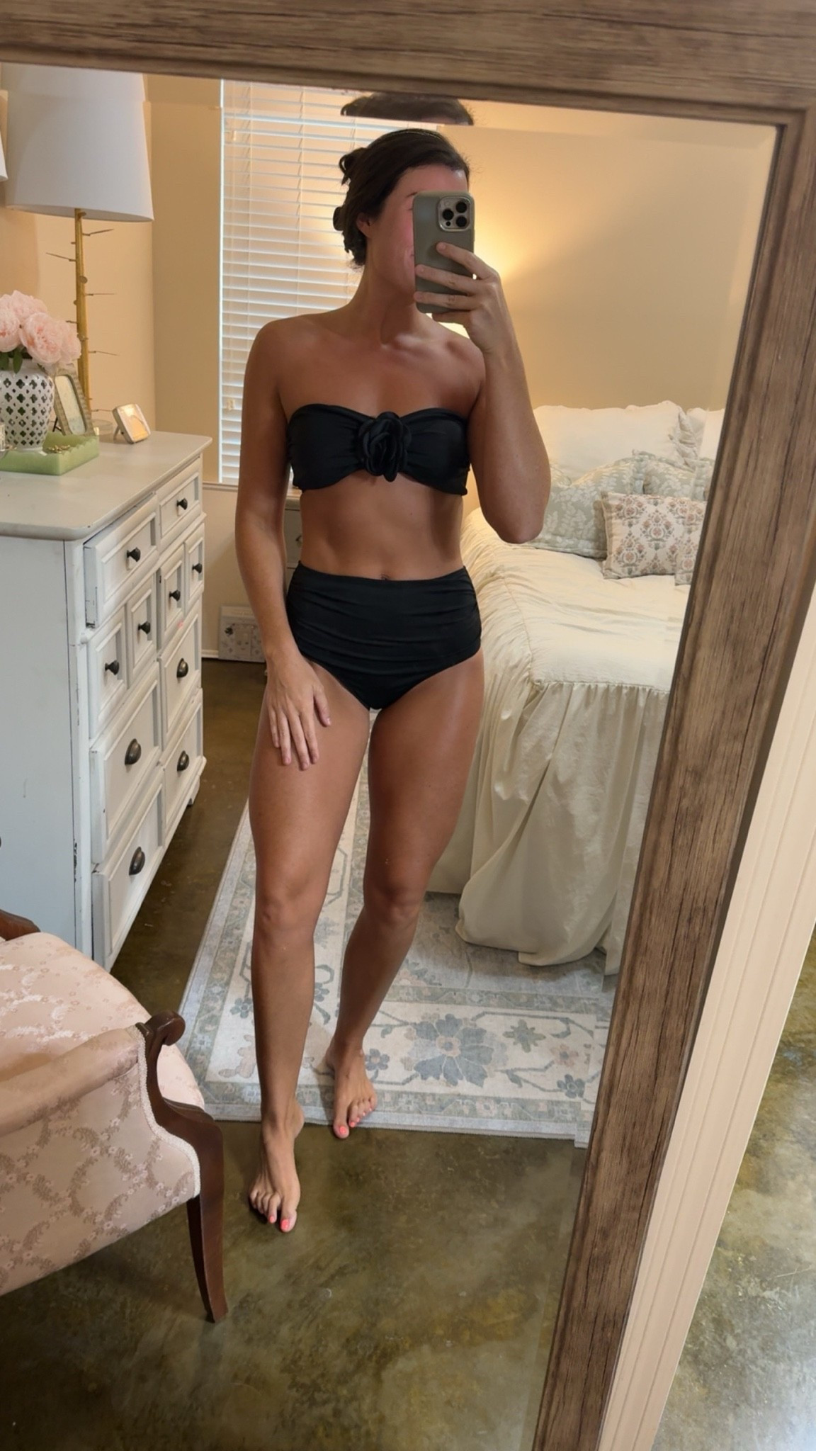Wearing medium! Full coverage bottoms! #shein #sheinswim