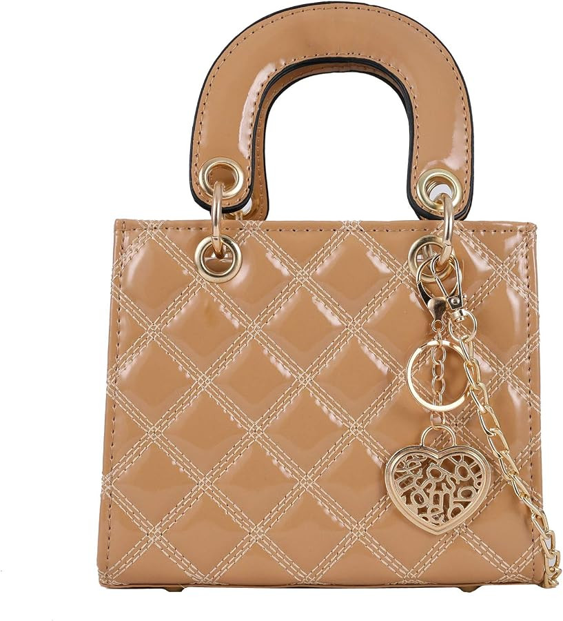 Women Purse Tote Bag Fashion Ladies PU Leather Top Handle Crossbody Handbags Satchel Quilted Shou... | Amazon (US)