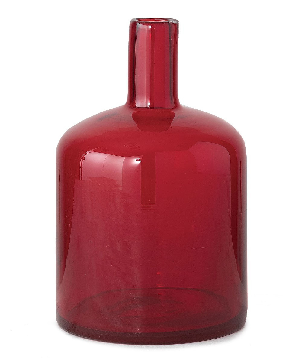 Sullivans Decor Vases RE - 10'' Red Bottle Vase Decor | Zulily