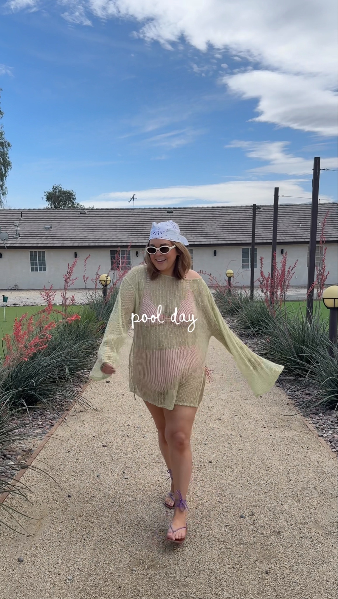 Pool day outfit wearing 1 in bikini and xxl in cover up 

#LTKPlusSize #LTKootd #LTKMidsize