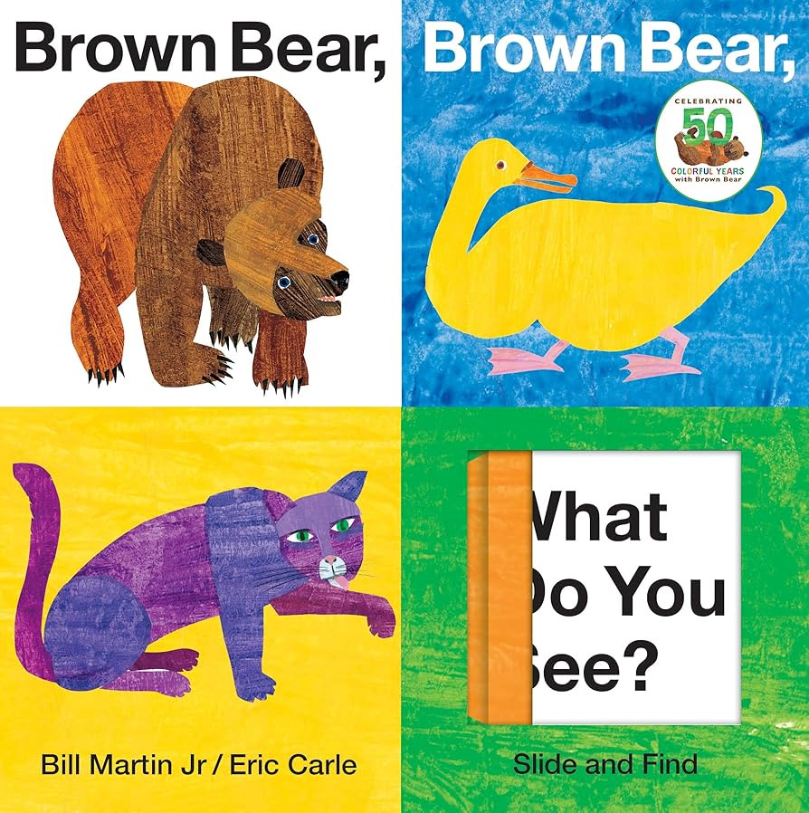 Brown Bear, Brown Bear, What Do You See? Slide and Find: An interactive board book edition of the... | Amazon (US)