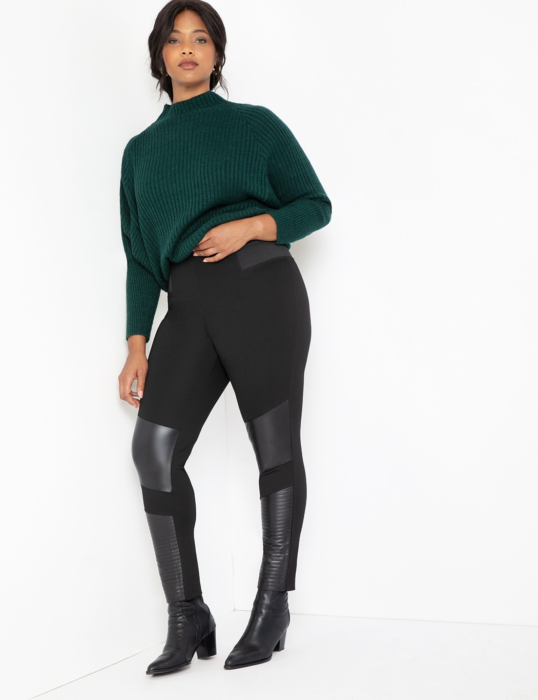 Miracle Flawless Moto Legging | Eloquii