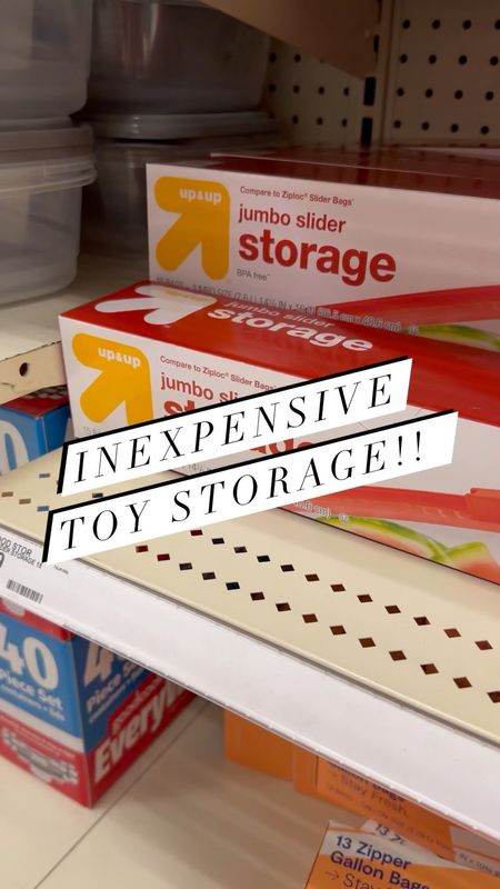This is an easy, affordable toy storage solution for home organization! #target