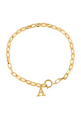 joolz by Martha Calvo Initial Lariat in Gold from Revolve.com | Revolve Clothing (Global)