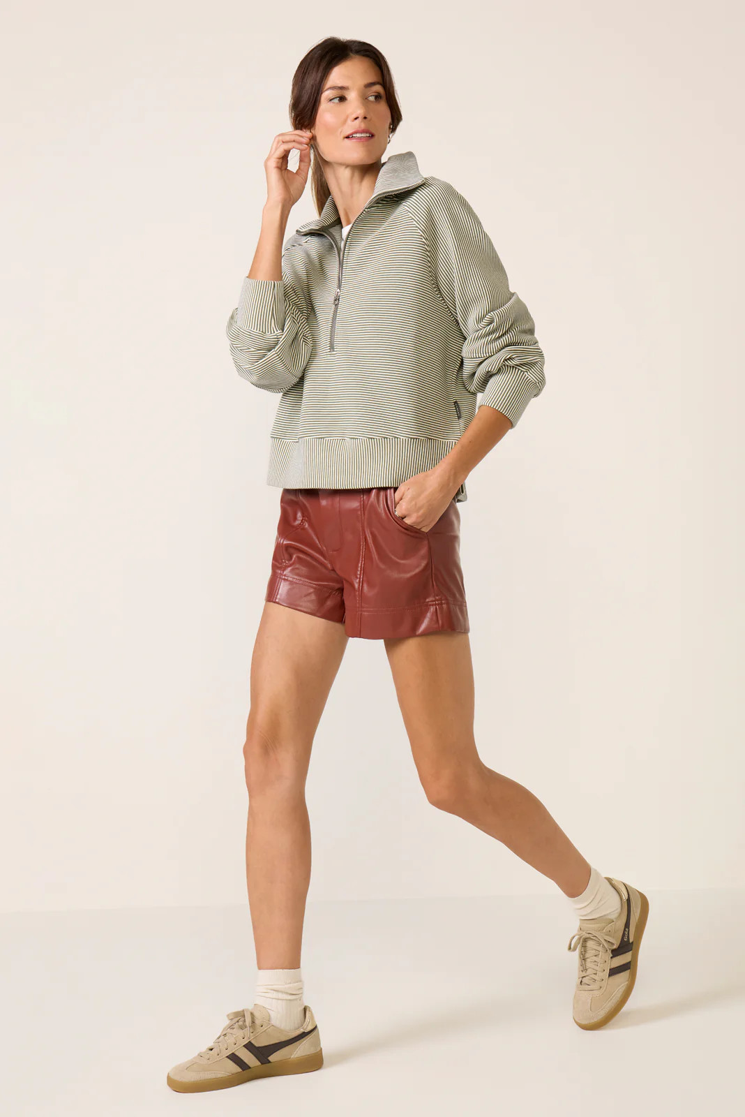 Milano Half Zip Sweat | Evereve