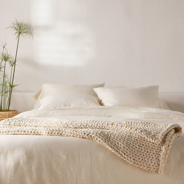 50"x70" Oversized Solid Bed Throw - Casaluna™ | Target