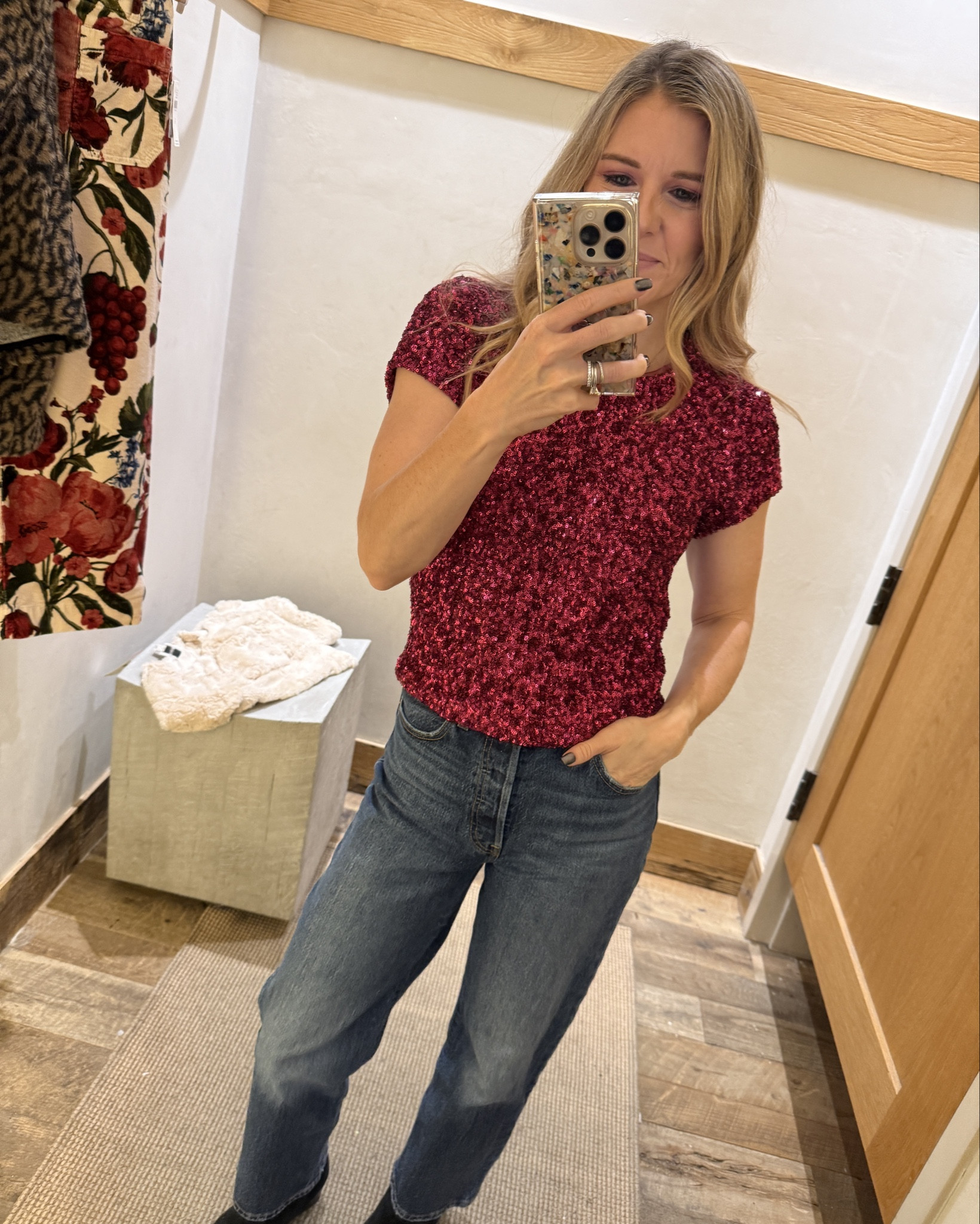 Anthro holiday try on! Fit is tts

#LTKootd #LTKGiftGuide #LTKHoliday