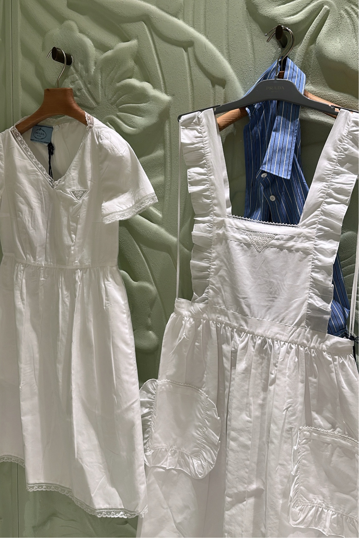 Summer whites and stripes at Prada⛵️ their dresses this season are perfection! #whitedress #Prada #rtw 

#LTKSummerEdit #LTKSeasonal