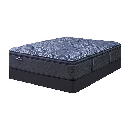 Serta Perfect Sleeper Cobalt Calm 15.25" Plush Pillow Top - Mattress + Box Spring, One Size, White | JCPenney
