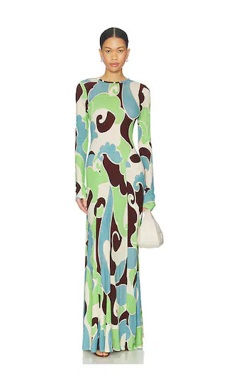 Mountain Maxi Dress in Petal Wave Mint | Revolve Clothing (Global)