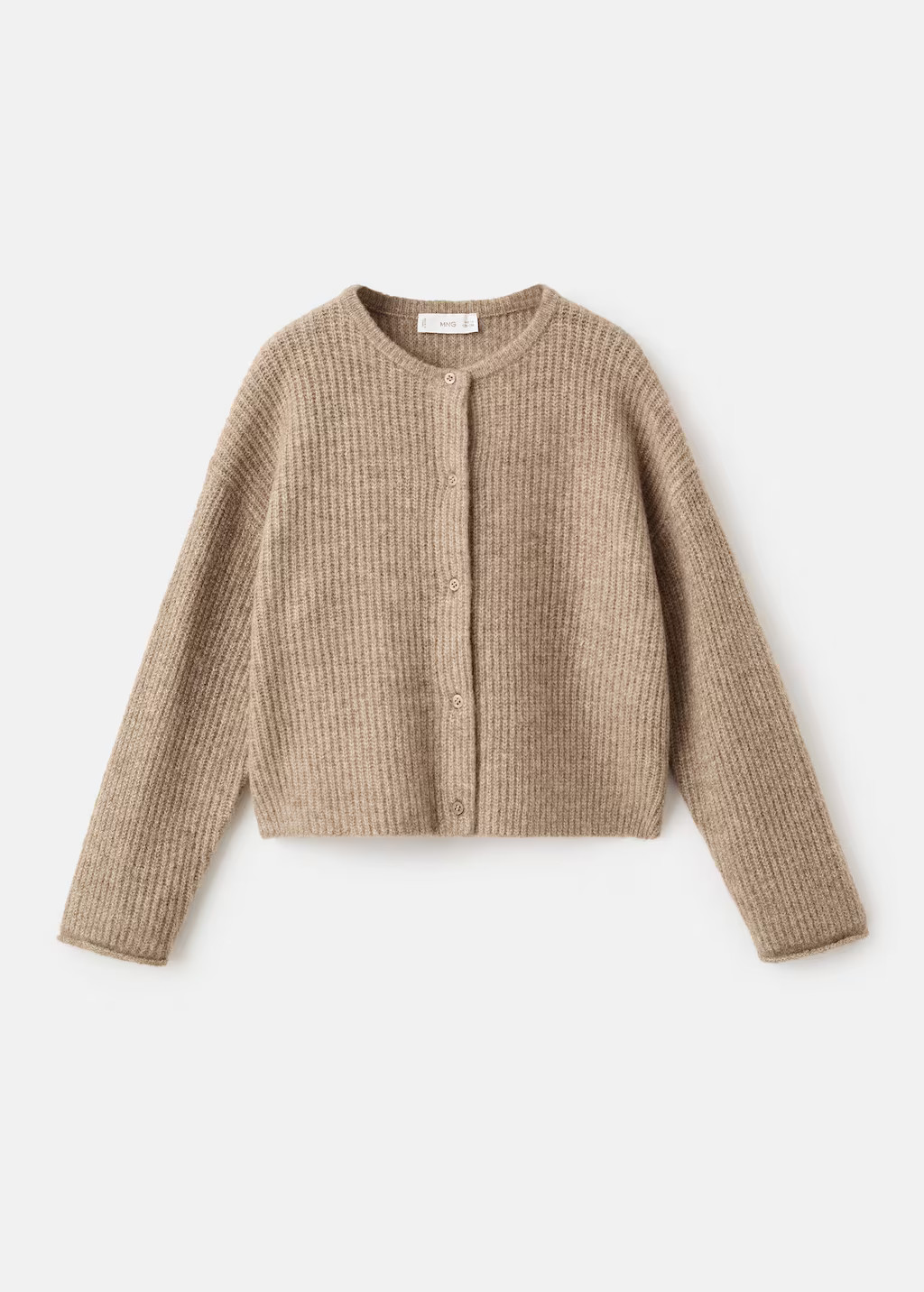 Knitted button cardigan medium brown - Kids - 11-12 years - MANGO KIDS | Mango (US/MX/AU)