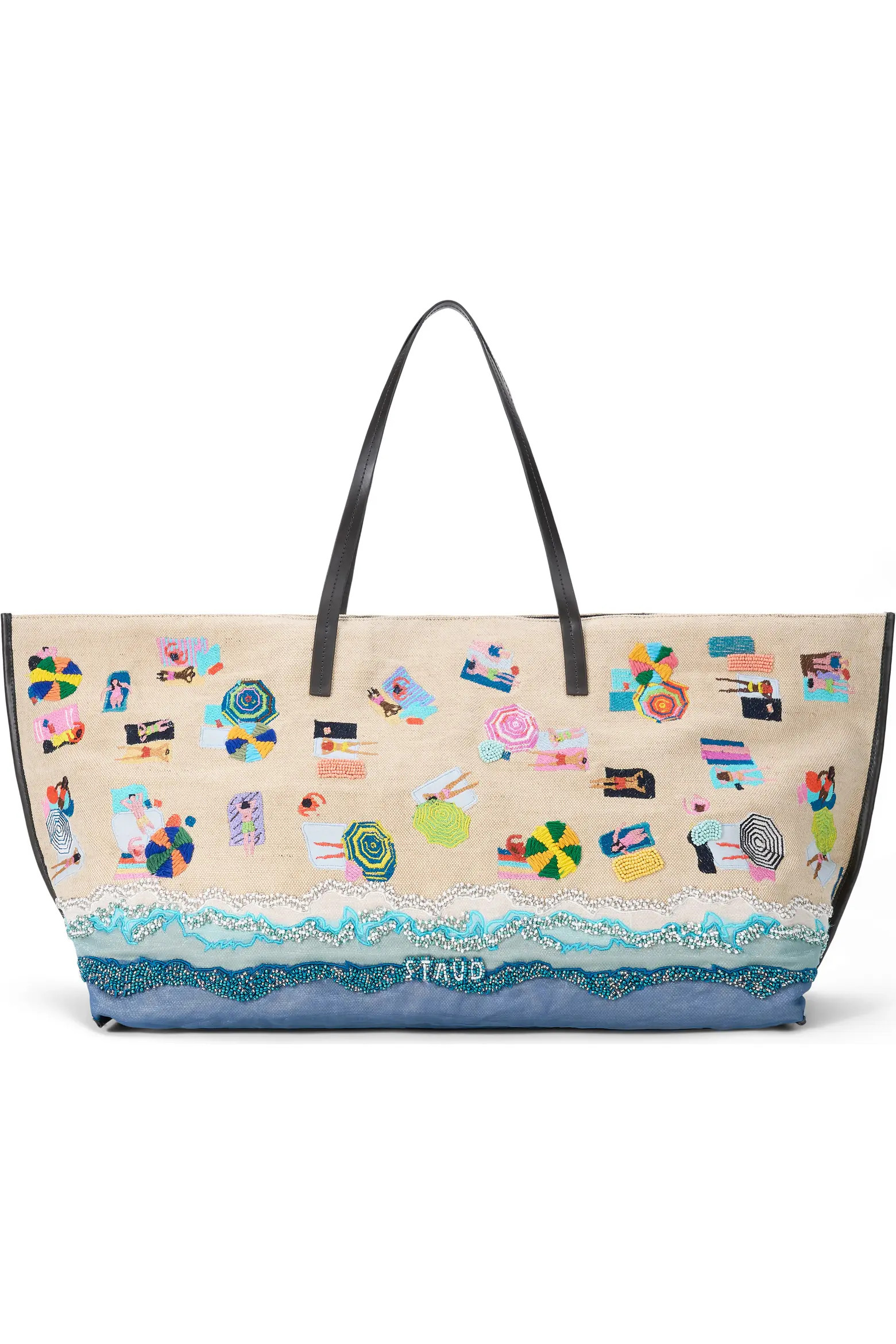 Large Christos Beaded & Embroidered Jute Tote (Women) | Nordstrom | Nordstrom