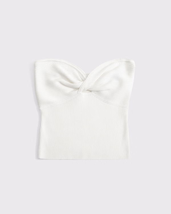 Twist Sweater Tube Top | Abercrombie & Fitch (UK)