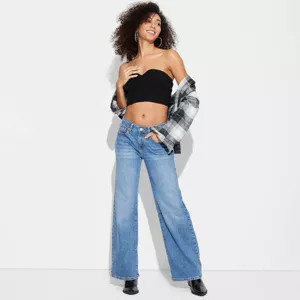 Women's Low-Rise Baggy Jeans - Wild Fable™ | Target