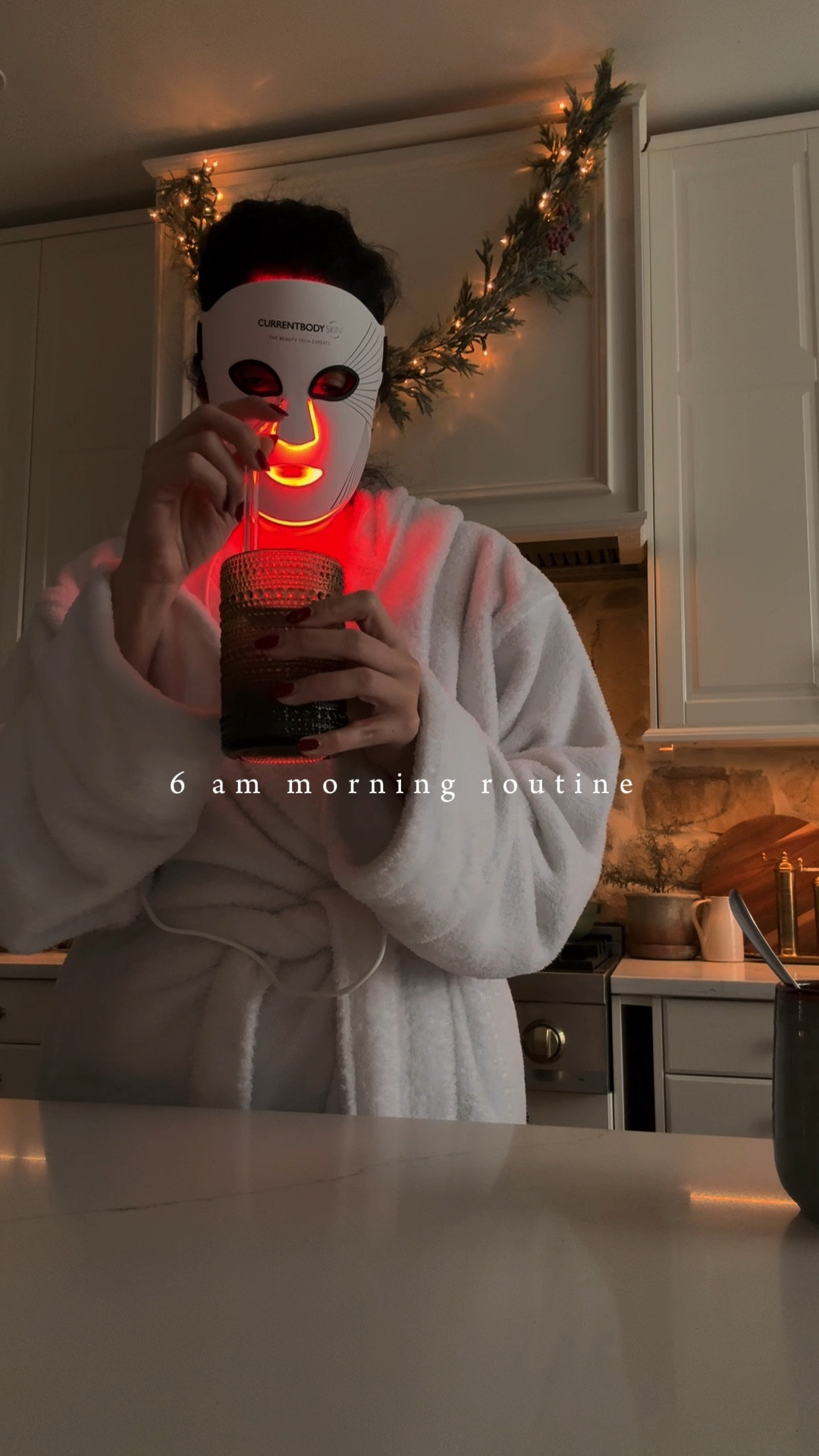 My 6 am morning routine with 10 mins of LED Light therapy 


CurrentBody Skin LED Light Therapy Mask: Series 2 A revolution in LED mask technology for anti-ageing and skin renewal.
Enhanced collagen production capability significantly reduces fine lines, wrinkles and redness, for younger-looking skin.
Upgraded light coverage provides our famous instant glow, for a healthier, brighter and smoother complexion.
An all-new, exclusive layout of 236 LED bulbs emits three clinically recognised wavelengths: red (633nm), near-infrared (830nm) and new deep near-infrared (1072nm).
Revamped Best-Fit flexible liquid silicone shape, tested on thousands of faces for maximum coverage & comfort in any setting.
Need more proof? Each mask features a unique Veritace NFC card that provides information on how your individual mask delivers results. #ledmask #ledtherapy
 