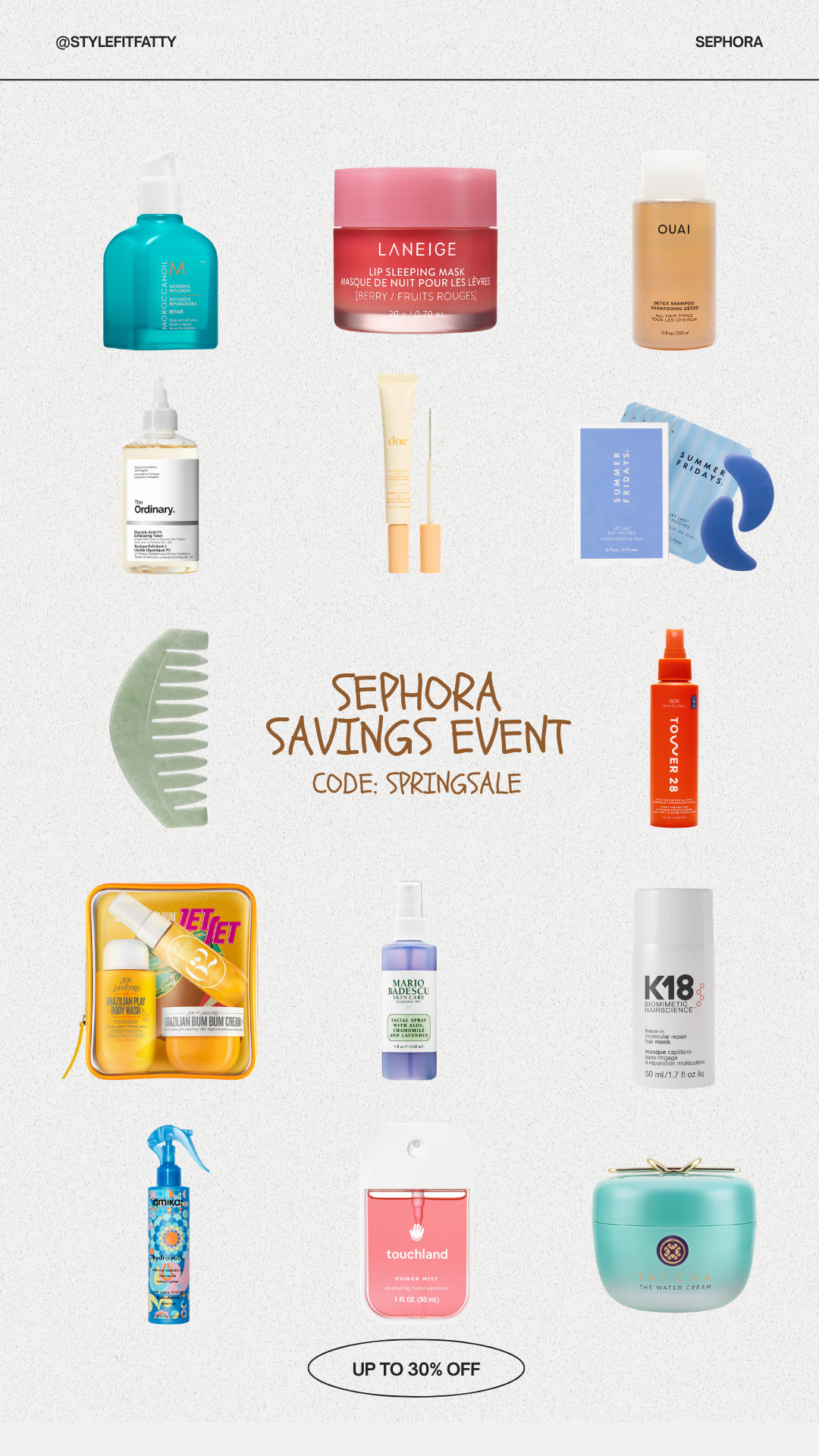 Up to 30% off at Sephora! Some of my favorite skin & hair products from the sale! #sephora #sephorasale #savingsevent #springsavings 

 #LTKmorningroutine #LTKselfcare #LTKSaleAlert