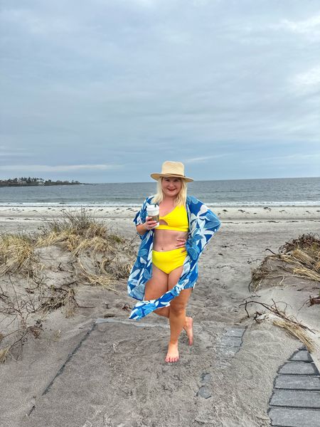 Happy Memorial Day friends! It is officially beach season and I will be rocking this bikini all summer long! Also obsessed with this duster which goes perfectly with the yellow!

#LTKMidsize #LTKSeasonal #LTKSwim