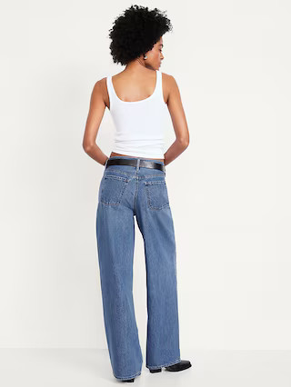 Mid-Rise Wow Baggy Wide-Leg Jeans | Old Navy (US)