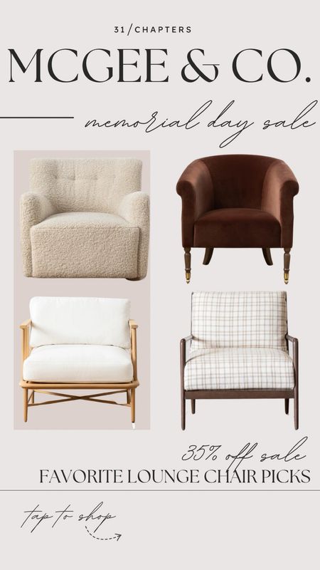 Accent chair, living room chair, lounge chair, home decor, furniture, McGee and co., studio McGee, Shae McGee, transitional, style tip 

#LTKsalealert #LTKhome