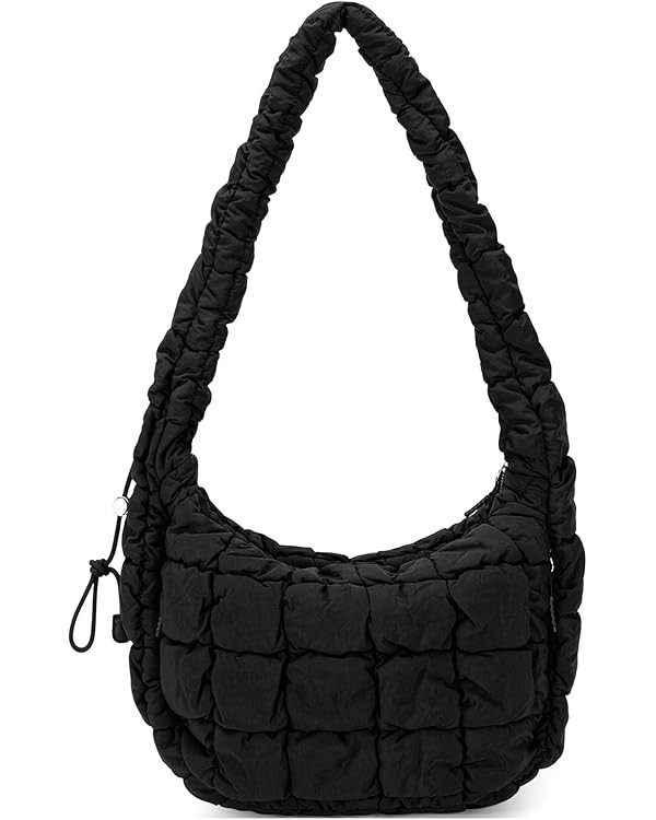 CLUCI Puffer Tote Bag for Women, Large Lightweight Quilted Carryall, Paddin Puffy Crossbody Purse... | Amazon (US)