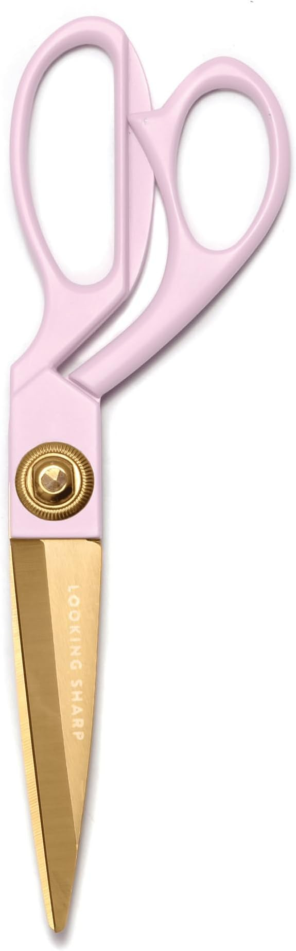 DesignWorks Ink Multipurpose Scissors with Painted Enamel Handles and Gold Stainless Steel Blades - The Good Scissors, 7.55-Inches, Lilac | Amazon (US)