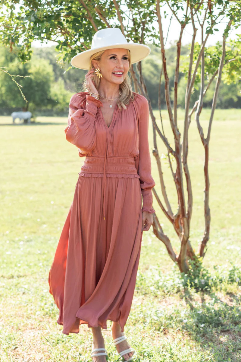 Maeve Dress- Rust | Avara