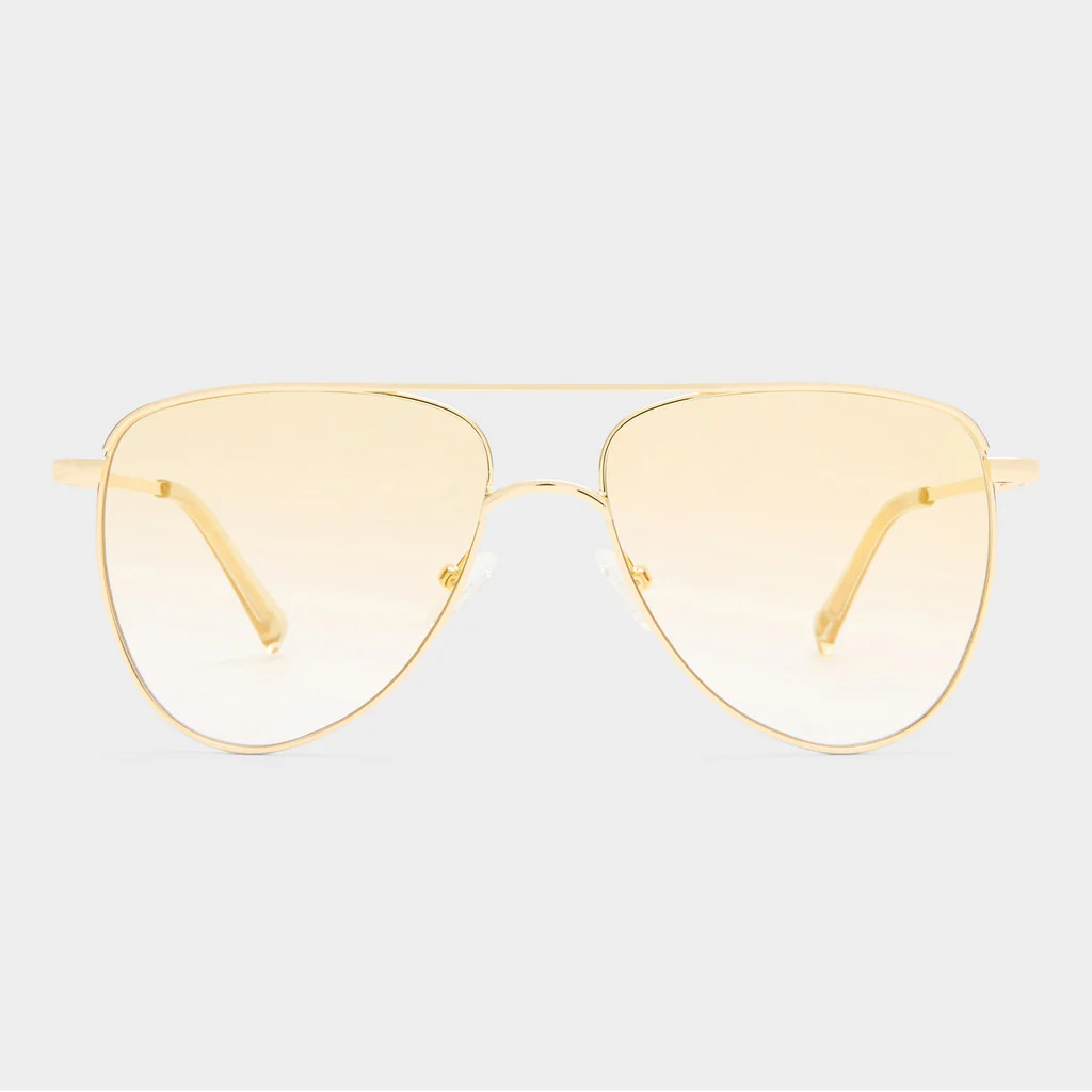 THE DUKE | GOLD TAN GRAD W GOLD FLASH | Le Specs (Australia)