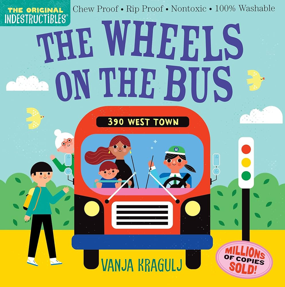 Indestructibles: The Wheels on the Bus: Chew Proof Rip Proof Nontoxic 100% Washable (Book for Bab... | Amazon (US)