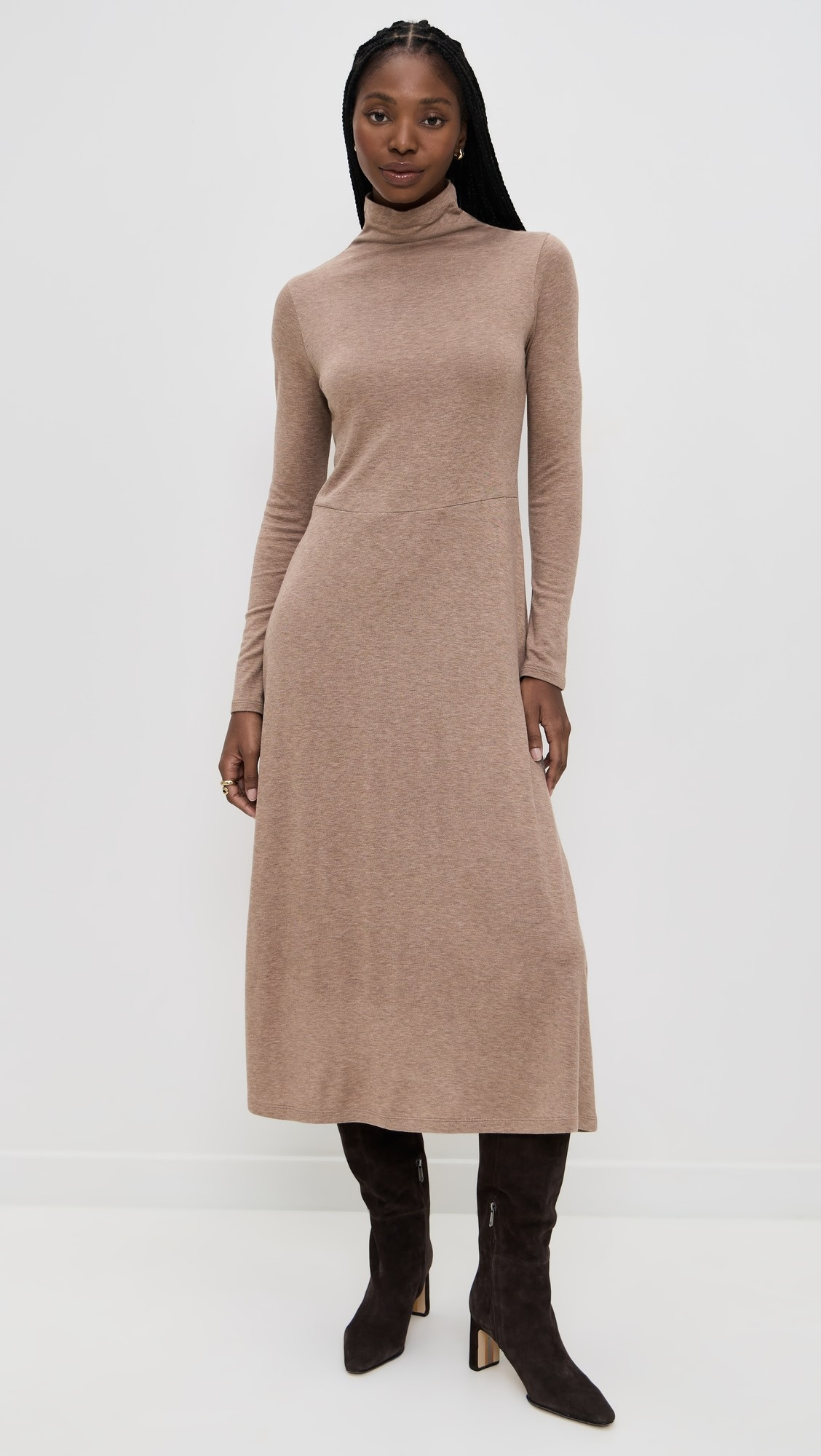Cozy Long Sleeve Funnel Neck Dress | Shopbop