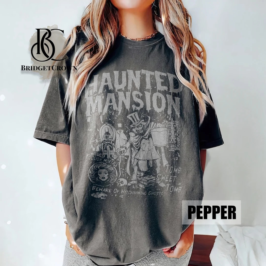 Vintage Haunted Mansion Comfort Colors Shirt the Haunted - Etsy | Etsy (US)